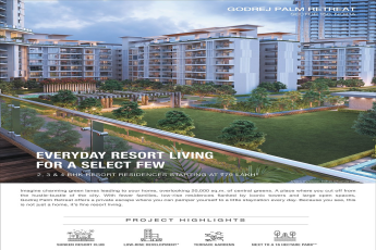 Final weekand to pre book and save up to Rs 10 lakh in Godrej Palm Retreat, Noida